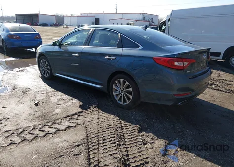 2016 Hyundai Sonata Sport из США, поврежденный, VIN 5NPE34AFXGH370912